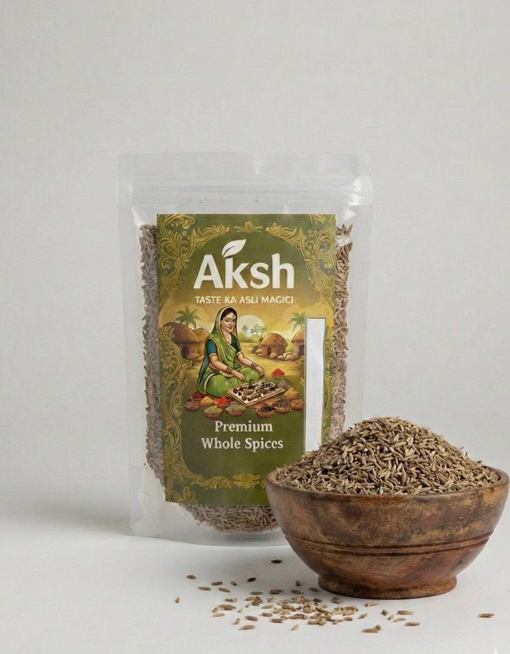 Premium Cumin Seeds (Jeera) – Fresh & Aromatic-Aksh foods